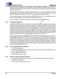 CS4412A-CNZR Datasheet Page 14