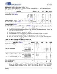 CS44600-CQZR Datasheet Page 9
