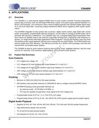 CS44600-CQZR Datasheet Page 22