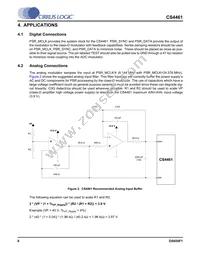 CS4461-CZZR Datasheet Page 8