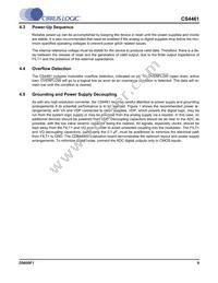 CS4461-CZZR Datasheet Page 9