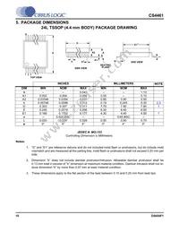 CS4461-CZZR Datasheet Page 10