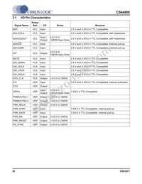 CS44800-CQZ/B Datasheet Page 20