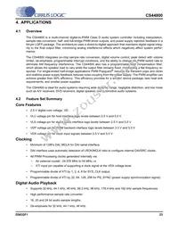 CS44800-CQZ/B Datasheet Page 23