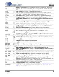 CS4525-CNZR Datasheet Page 9