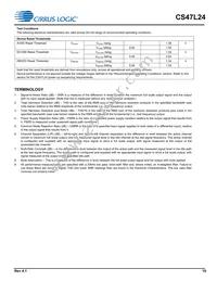 CS47L24-CWZR Datasheet Page 19