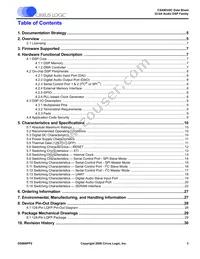 CS49DV8C-CVZR Datasheet Page 3