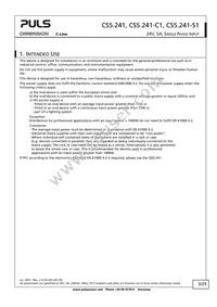 CS5.241-S1 Datasheet Page 3