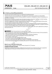 CS5.241-S1 Datasheet Page 4