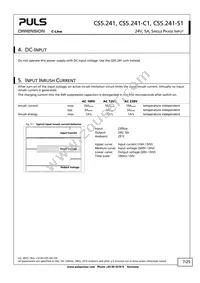 CS5.241-S1 Datasheet Page 7