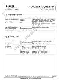 CS5.241-S1 Datasheet Page 16