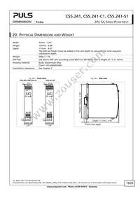 CS5.241-S1 Datasheet Page 19