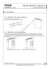 CS5.241-S1 Datasheet Page 20