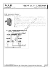 CS5.241-S1 Datasheet Page 21