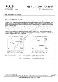 CS5.241-S1 Datasheet Page 22