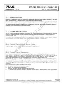 CS5.241-S1 Datasheet Page 23