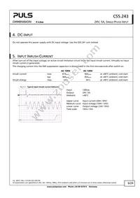 CS5.243 Datasheet Page 6