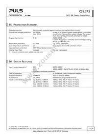 CS5.243 Datasheet Page 15