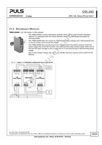 CS5.243 Datasheet Page 20