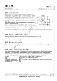 CS5.243 Datasheet Page 23