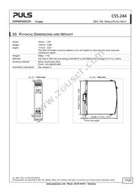 CS5.244 Datasheet Page 17