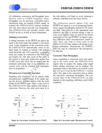CS5016-BL16Z Datasheet Page 13