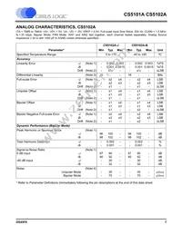 CS5102A-JLZ Datasheet Page 7
