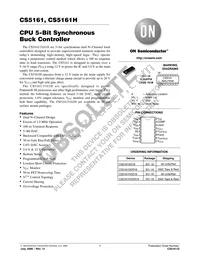 CS5161HGDR16 Datasheet Cover