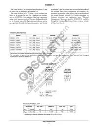 CS5201-1GT3 Datasheet Page 7