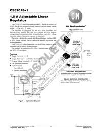 CS52015-1GT3 Datasheet Cover