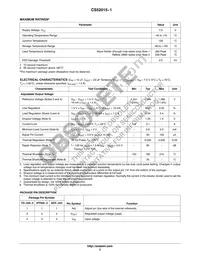 CS52015-1GT3 Datasheet Page 2