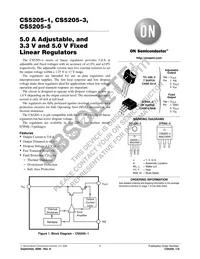 CS5205-1GT3 Datasheet Cover