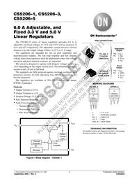 CS5206-5GT3 Datasheet Cover