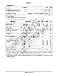 CS5208-1GT3 Datasheet Page 2