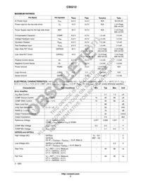 CS5212GDR14 Datasheet Page 3