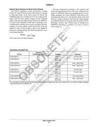 CS5212GDR14 Datasheet Page 12