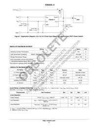 CS5233-3GDF8 Datasheet Page 2