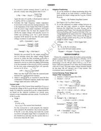 CS5301GDWR32G Datasheet Page 17