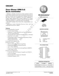 CS5307GDWR24 Datasheet Cover