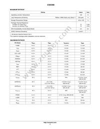 CS5308GDWR28 Datasheet Page 3