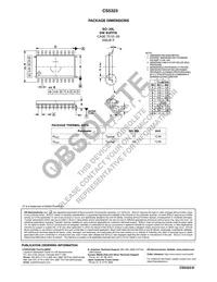 CS5323GDWR20 Datasheet Page 16