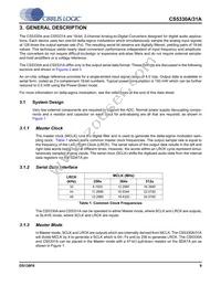 CS5331A-KSZ Datasheet Page 9
