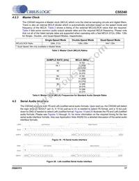 CS5340-DZZR Datasheet Page 17