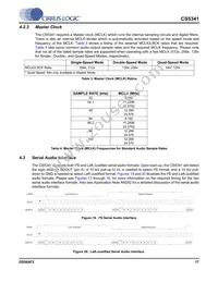 CS5341-DZZ Datasheet Page 17