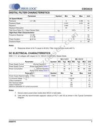 CS5344-DZZ Datasheet Page 7