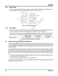 CS5346-DQZ Datasheet Page 20