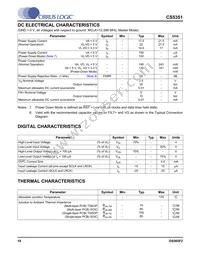 CS5351-BZZ Datasheet Page 10