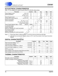 CS5361-DZZR Datasheet Page 10