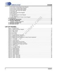 CS5366-DQZR Datasheet Page 4