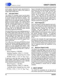 CS5372-BSZR Datasheet Page 10